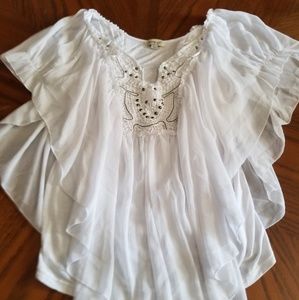 One world white top xl